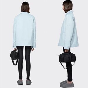 NWT Rains Fuse Overshirt Jacket In Color Sky Size Large